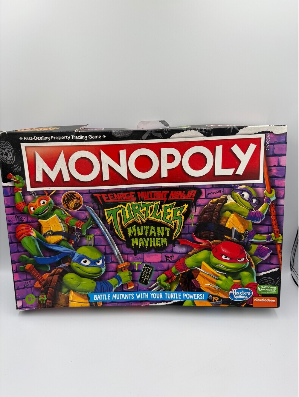 Monopoly Teenage Mutant Ninja Turtles Mutant Mayhem Board Game